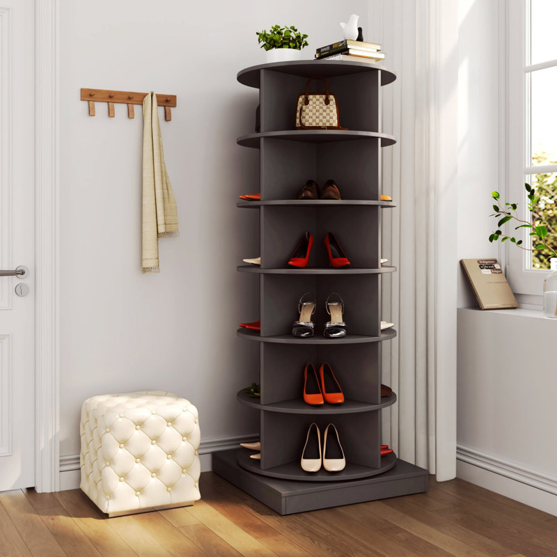 360 Rotating Shoe Rack, Entryway Shoe Storage Rack, Shoe Storage Organizer For Home