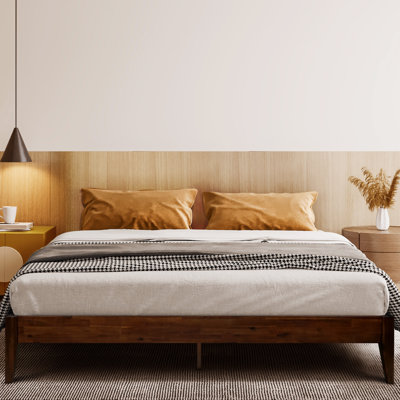  Solid Wood Bed Frame
