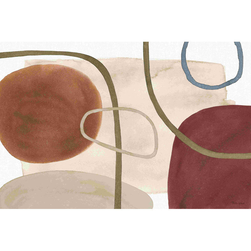 «Méditerranée Motif X» par Beth Grove, reproduction d'art, H 8 po x l 12 po, Non, Toile tendue