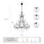 Lustre en cristal de style empire candélabre 18 lumières 32 po-455394817-457075248-457075249