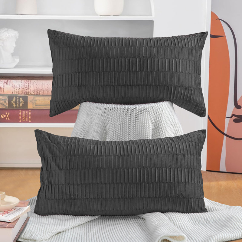 Housses de coussin en velours plissé, Métal industriel