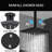 Thermostatic Shower System, Ceiling Mount 12 Inch Shower Head With 6 Inch Wall Mount Shower Head
