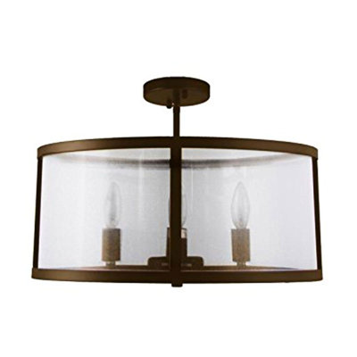 Johanna Fabric Semi Flush Mount