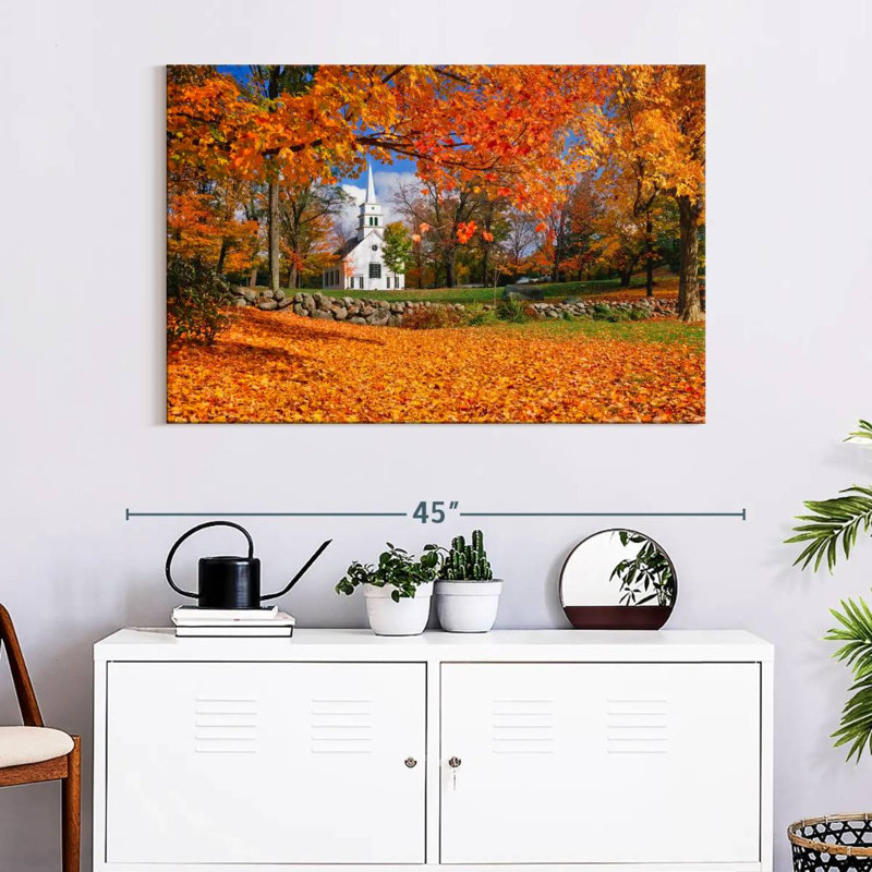 Couleurs d'automne du New Hampshire, H 26 po x l 39 po