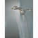 Hydrorain 5 Spray Dual Shower Head and Handheld Shower with Lumicoat and H2Okinetic 1.75 GPM