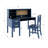 Taiga Writing Desk with Hutch and Chair Set-92789224