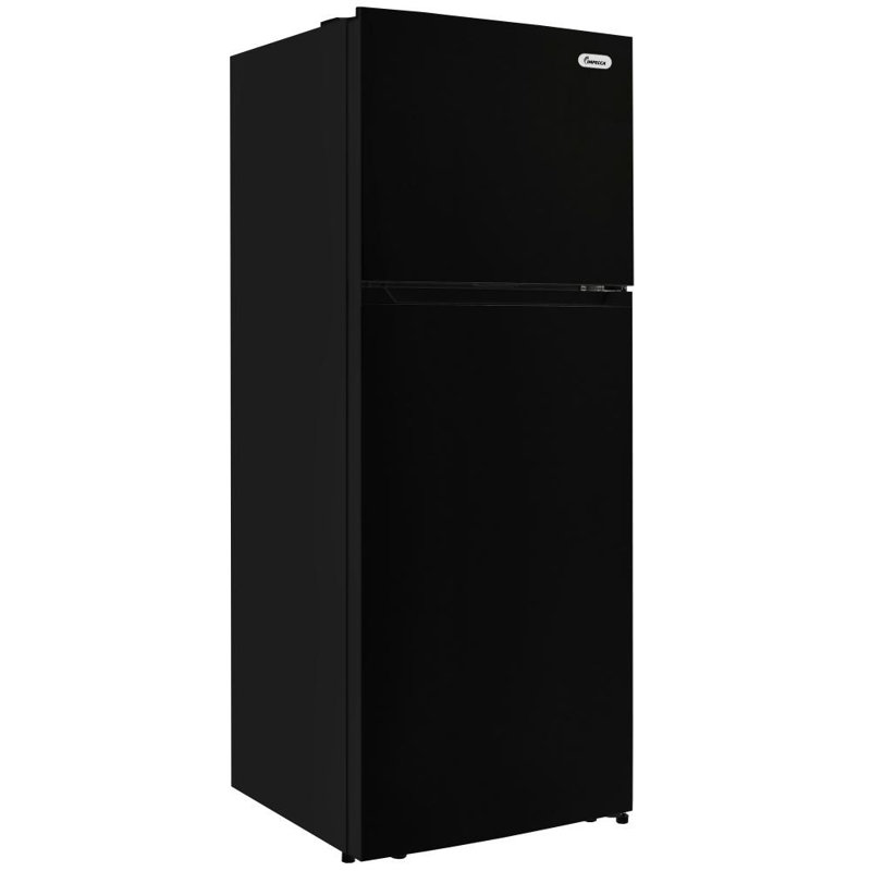 Impecca 14.8 Cu. Ft. 28"W CounterDepth Refrigerator with Top Mount Freezer, White, Black
