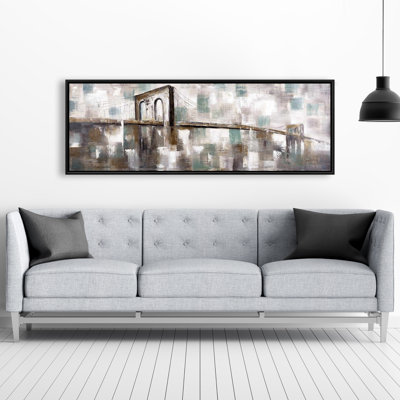 Peinture abstraite pont tacheté | Art industriel sur toile
