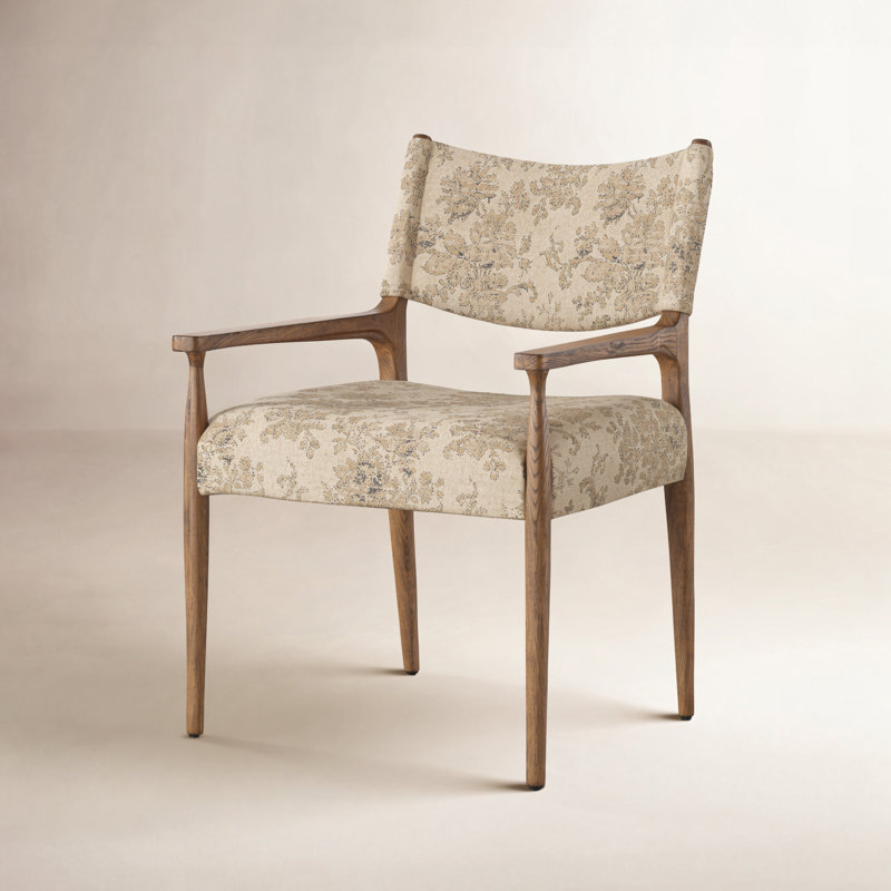 Tara Yokum Dining Armchair, Toasted Oak, Fallingbrook Natural