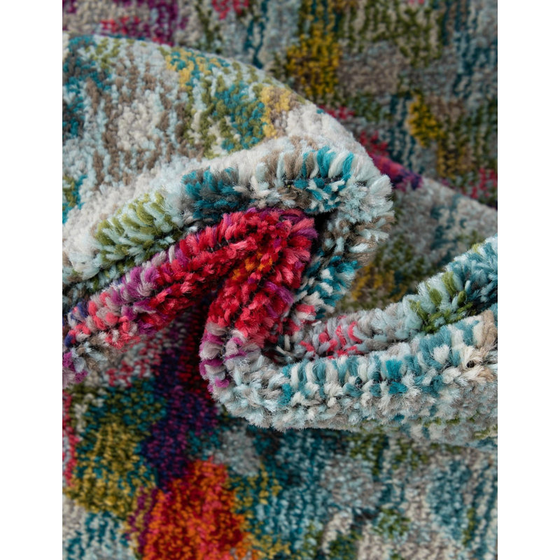 Hashimoto Abstract Multi Area Rug, Runner 2'7" x 12'