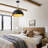 Worthing 1-Light Modern Farmhouse Single Dome Kitchen Island Pendant Light-2133923708-1923967020
