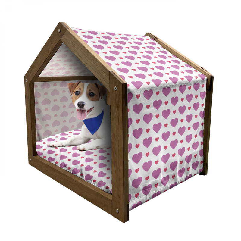 Niche pour chien en bois, H 25,59 po x l 29,53 po x P 21,65 po