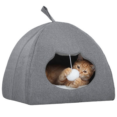 Polyester, Suede / Faux Suede Pet Bed