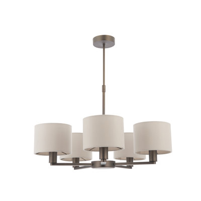 Katrina 5 - Light Shaded / Spider Chandelier