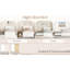 Lit simple moderne avec lit gigogne blanc crème et tête de lit ultrabrillante pour chambre à coucher-1046590748