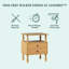 Table de chevet 2 tiroirs Vivienne-111301226