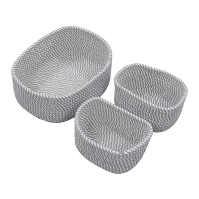 JVL Fabric Decorative Basket