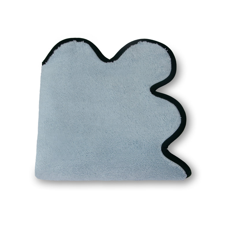 Scalloped Hand Towel, Blue, Bath Towel
