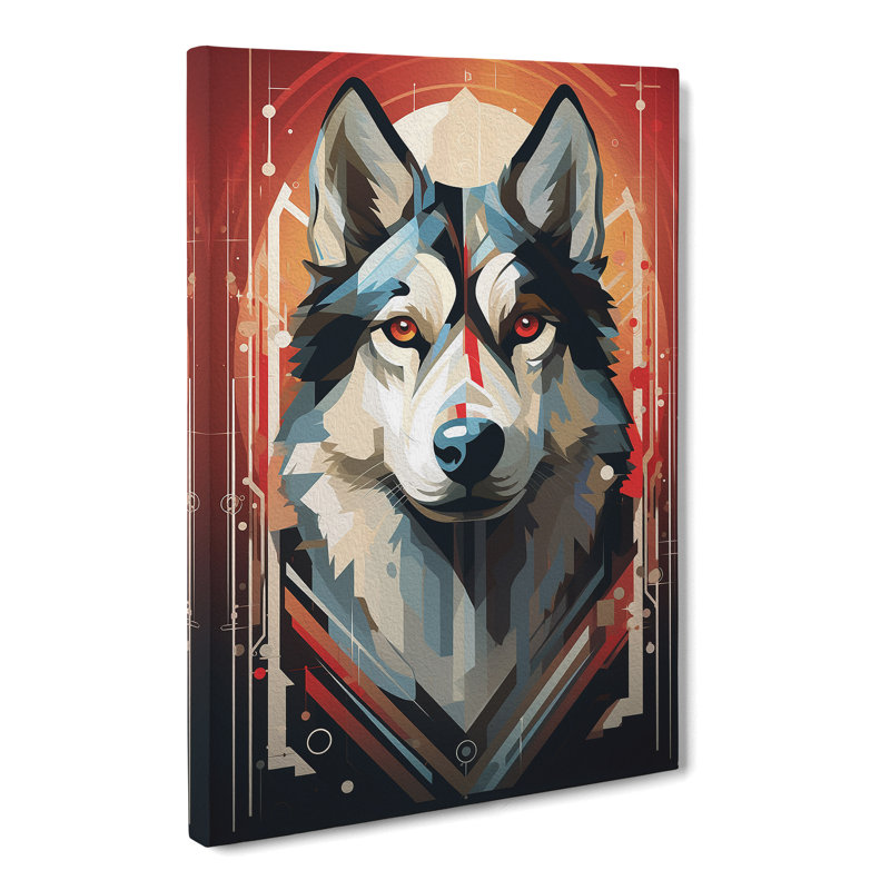 Husky No.2 - No Frame Print, 60cm H x 40cm W x 3cm D