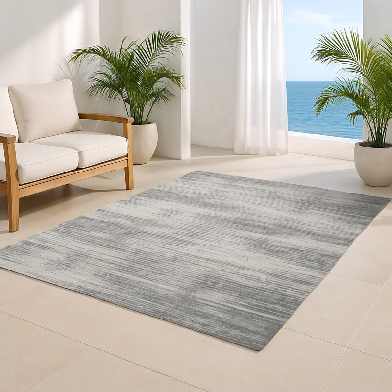 Tapis gris abstrait intérieur et extérieur, Rectangle 4pi x 6 pi