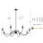8-Light Dimmable 47" Width Classic/Traditional Chandelier