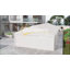 Tente de réception 20 'x 40', auvent extérieur avec parois latérales amovibles, 12 fenêtres pour les fêtes, mariage, événements, barbecue, blanc-125986470