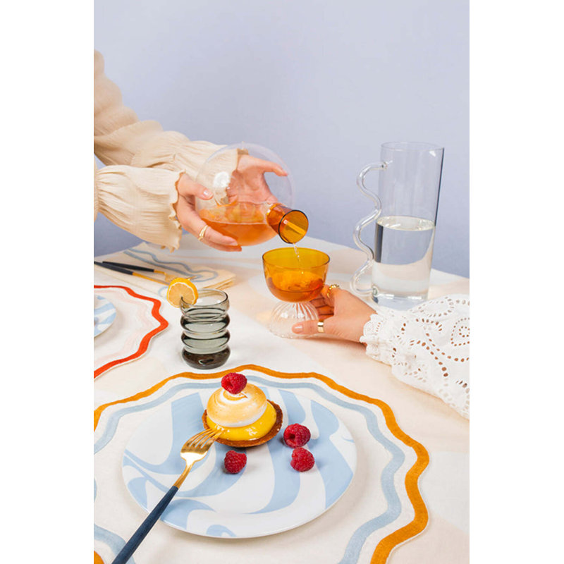 Colorblock Handmade Porcelain Salad/Dessert Plate