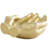 Gold Polystone Hands Open Decorative Sculpture-1558672260-1558672261