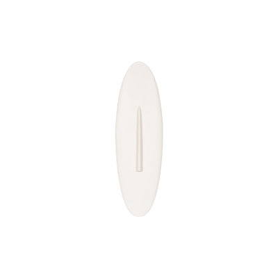 Cycladic Oval Wall Decor, Resin, Off White