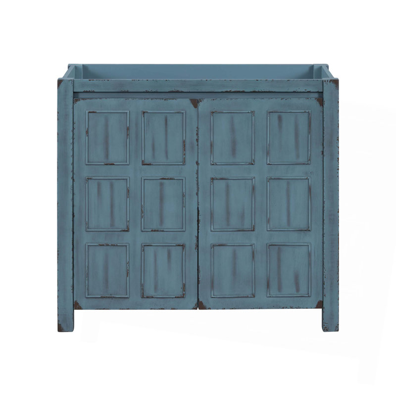 Meuble-lavabo 36 po, patiné rétro