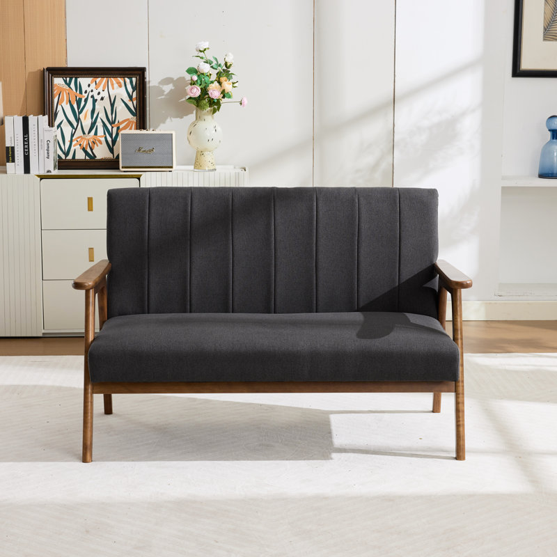Chisara Upholstered Loveseat , Gray