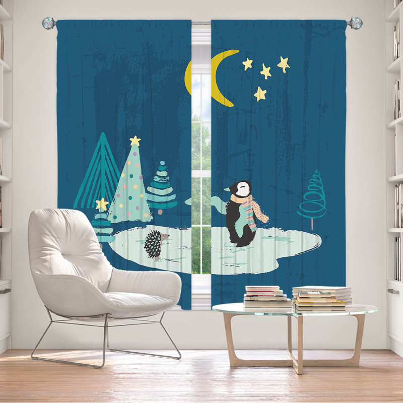 La paire de rideaux obscurcissants en polyester Hemlat filtre la plupart des rideaux de lumière, L 40 po x L 82 po