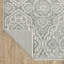 Tapis bleu sarcelle / ivoire Eidan-636325472