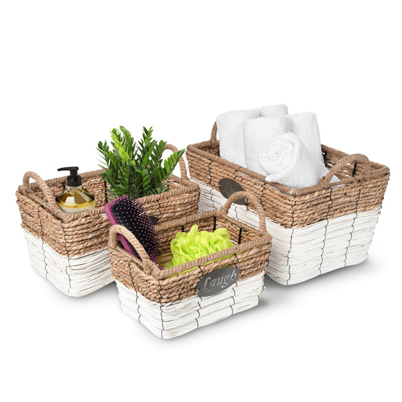 Sunglass Storage Bin 5-Section Clear Stackable Plastic with Lid 2 Pack