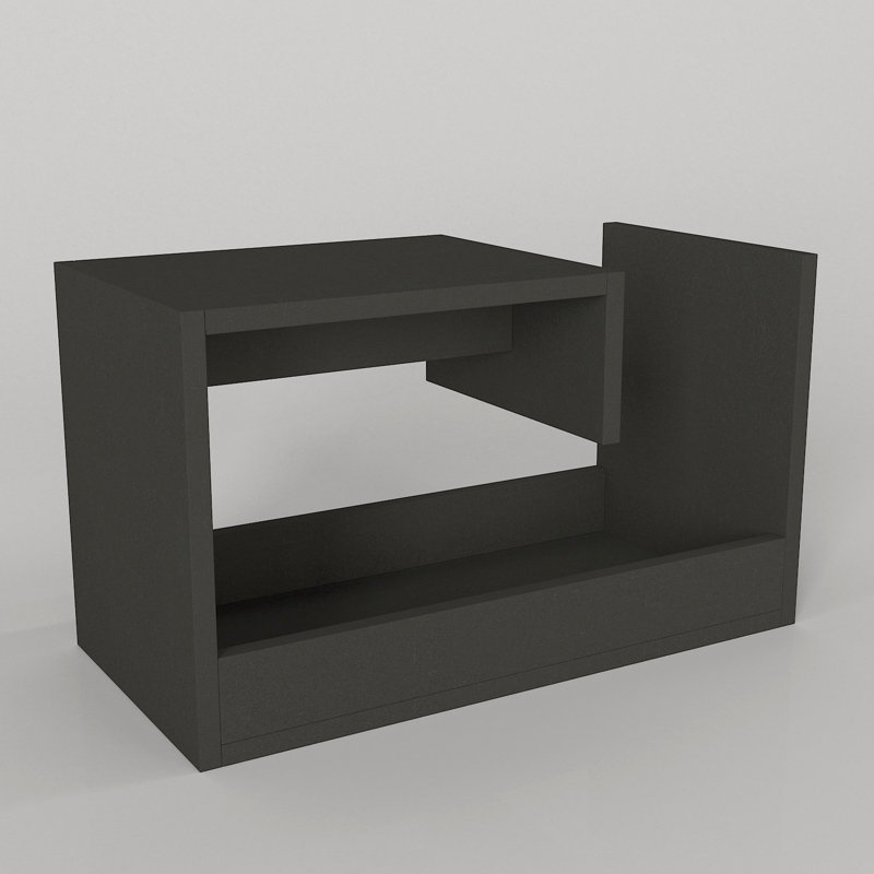 Lauchlan Tray Top End Table, Anthracite