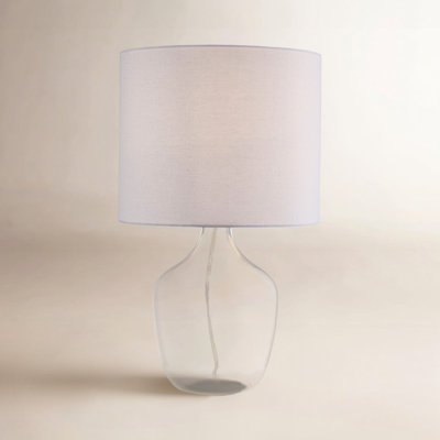 Dandelion Drum Bowl Table Lamp