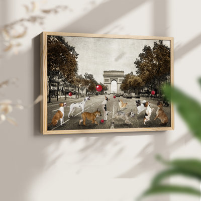 Ave des Champs -Framed Print - Restickable