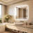 Makhail Square Wall Mirror-327635760