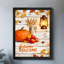 Reproduction d'art encadré noir d'automne rétro WELcom-2051383442
