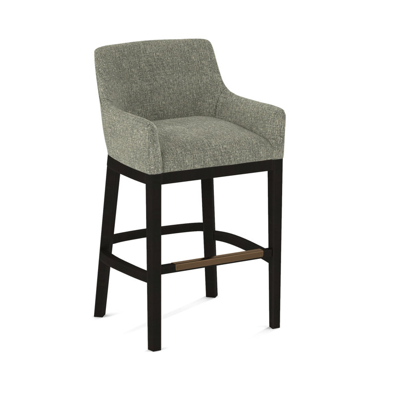 Upholstered Stool, Espresso, 61606-88