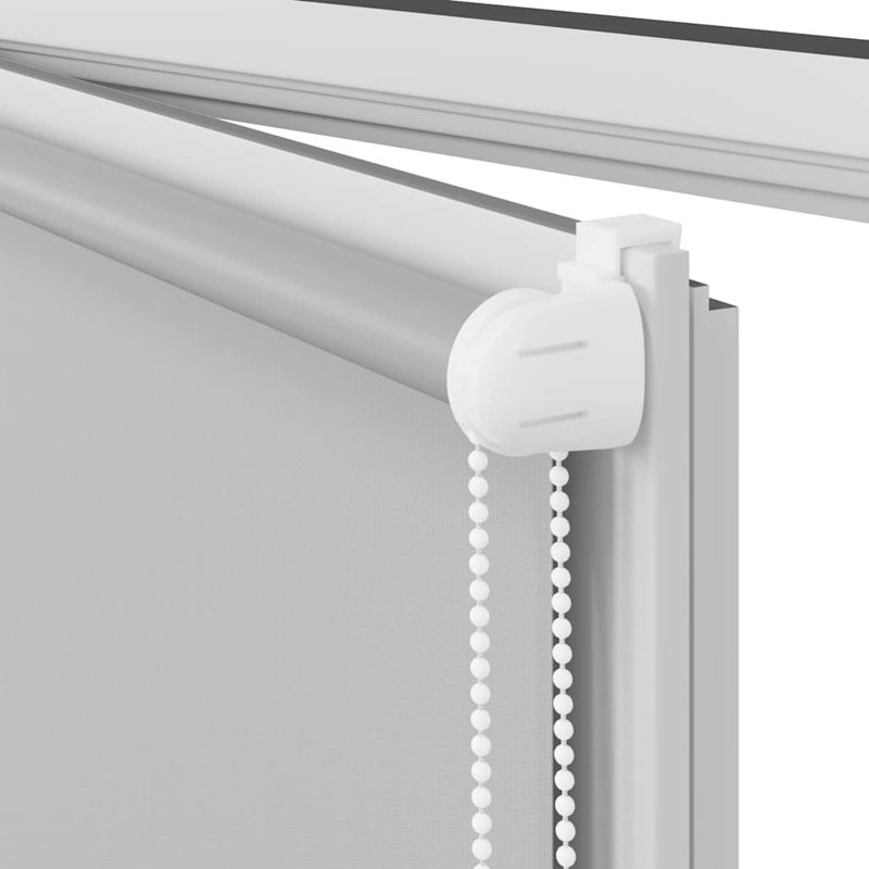 Roller Blind, Light Grey, 45cmW x 130cmL