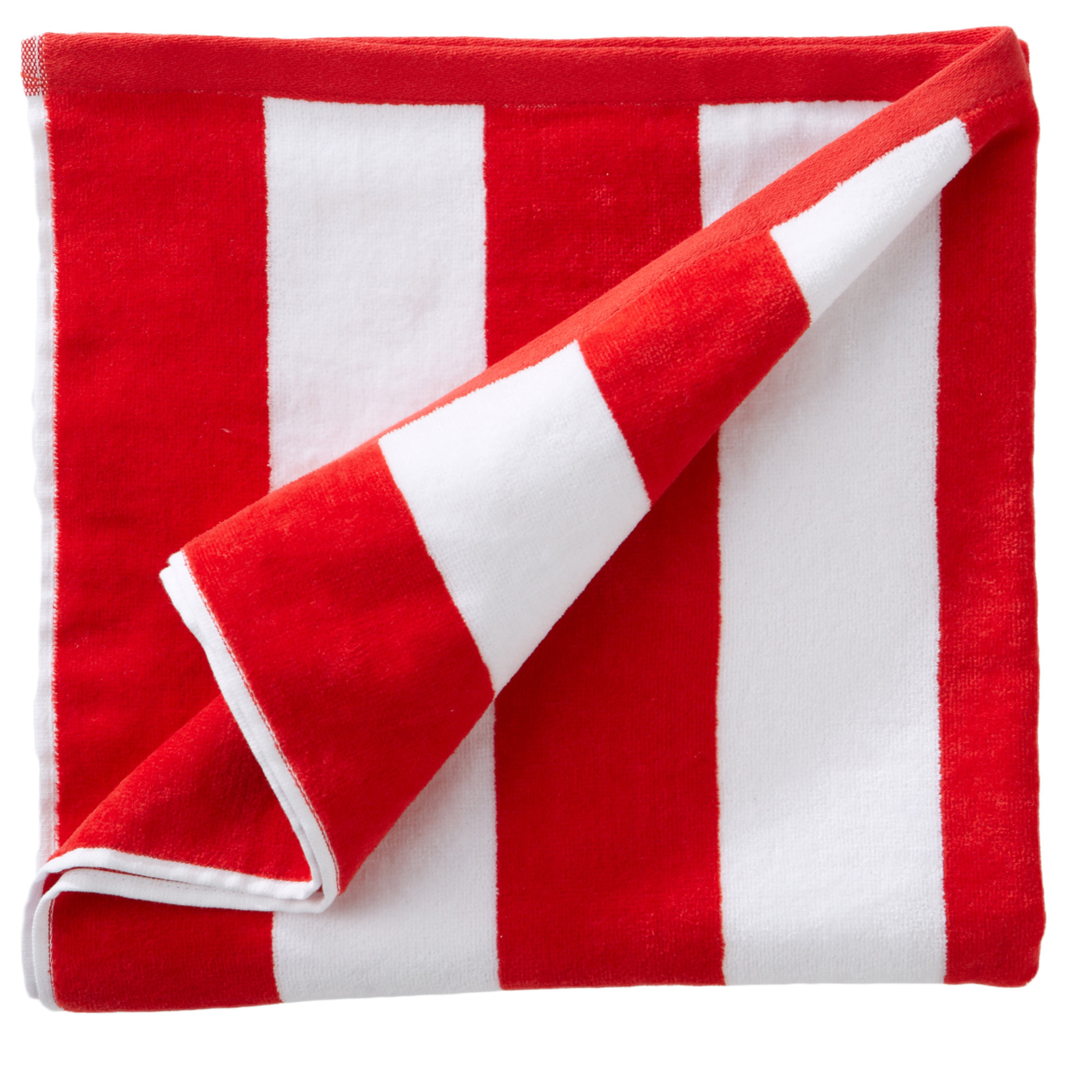 100% Cotton Absorbent & Quick-Dry Cabana Beach Towels, Green, Single Piece Beach Towel