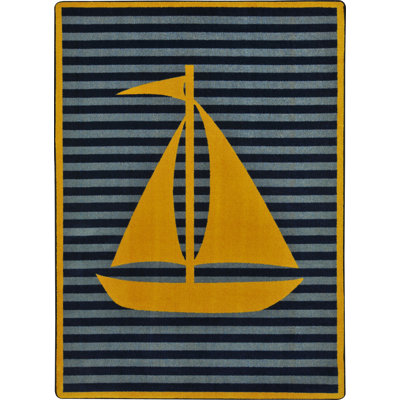 Tapis jaune touffeté à la main Suite