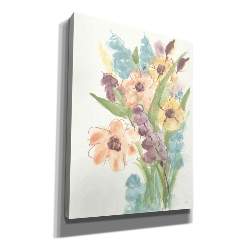 Bouquet terreux I, H 16 po x l 12 po x P 0,75 po
