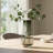 Obsidian Mist 11" Modern Black Glass Vase-1920637505