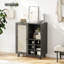 Buffet 34 pouces avec rangement - Armoire à vin avec porte-bouteilles, buffet pour la maison et le salon-869521345