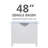 48'' Enigineerd Bathroom Vanity Top with Sink