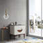 Meuble-lavabo de salle de bain en contreplaqué de placage de bois naturel 30 po Kimber-549338709