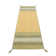 Azizi Striped Hand Woven Cotton Yellow Rug