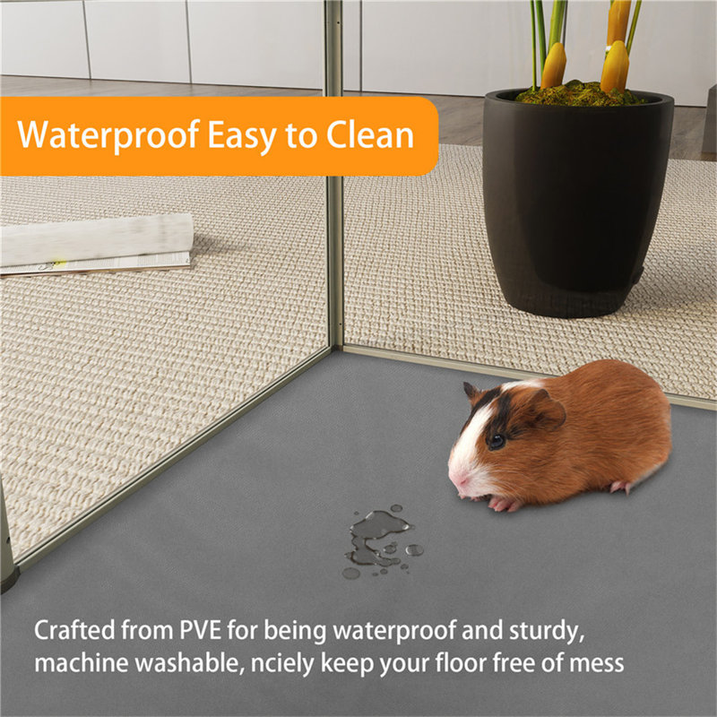 Playpen Pet Pen, 40 cm H x 124 cm W x 63 cm D